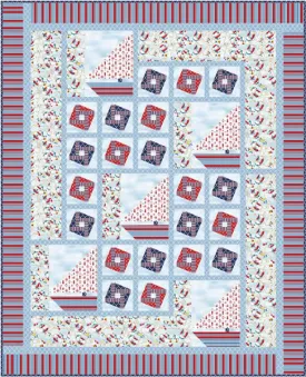 Annapolis Bound Quilt LOB-132e - Downloadable Pattern