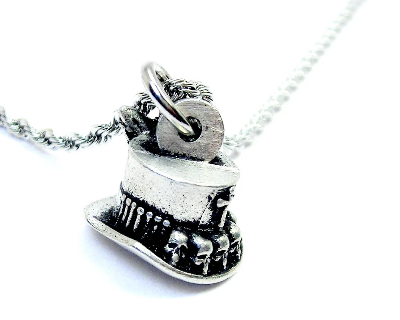 Baron Samedi top hat Voodoo  Single Charm Necklace