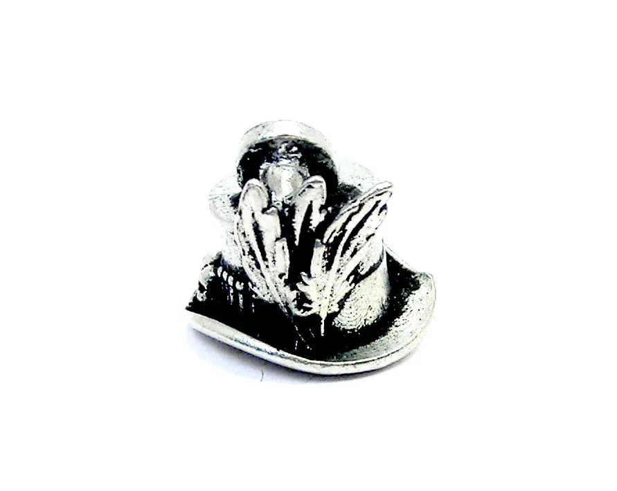 Baron Samedi top hat Voodoo  Single Charm Necklace