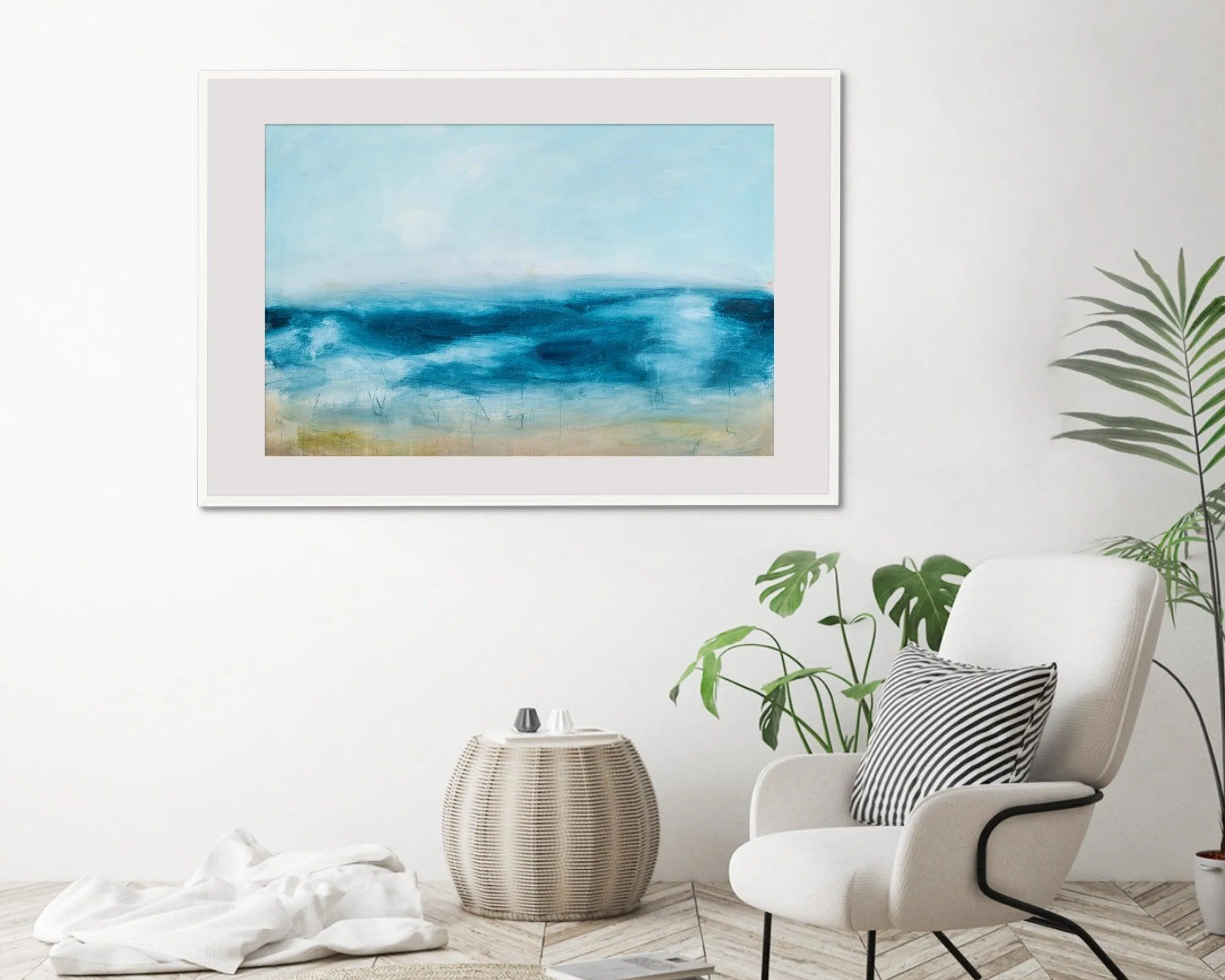 Beach abstract print coastal Wall Art neutral coastal art, beach wall art summer print abtract painting print