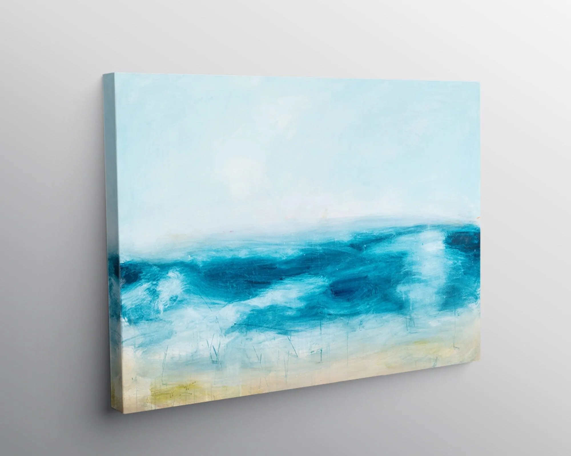 Beach abstract print coastal Wall Art neutral coastal art, beach wall art summer print abtract painting print