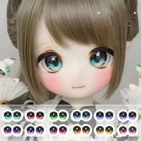 BJD Doll Metallic Effect Eyes | Acrylic Eyes 10mm-24mm | Glitter for 1/8 1/6 1/4 1/3 BJD SD Doll Accessories