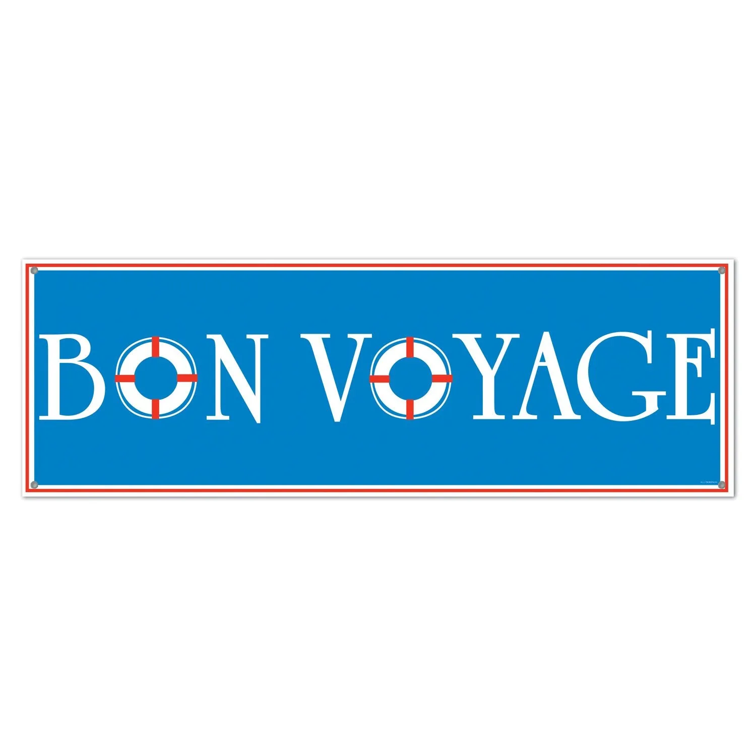 Bon Voyage Sign Banner 53cm X 152cm