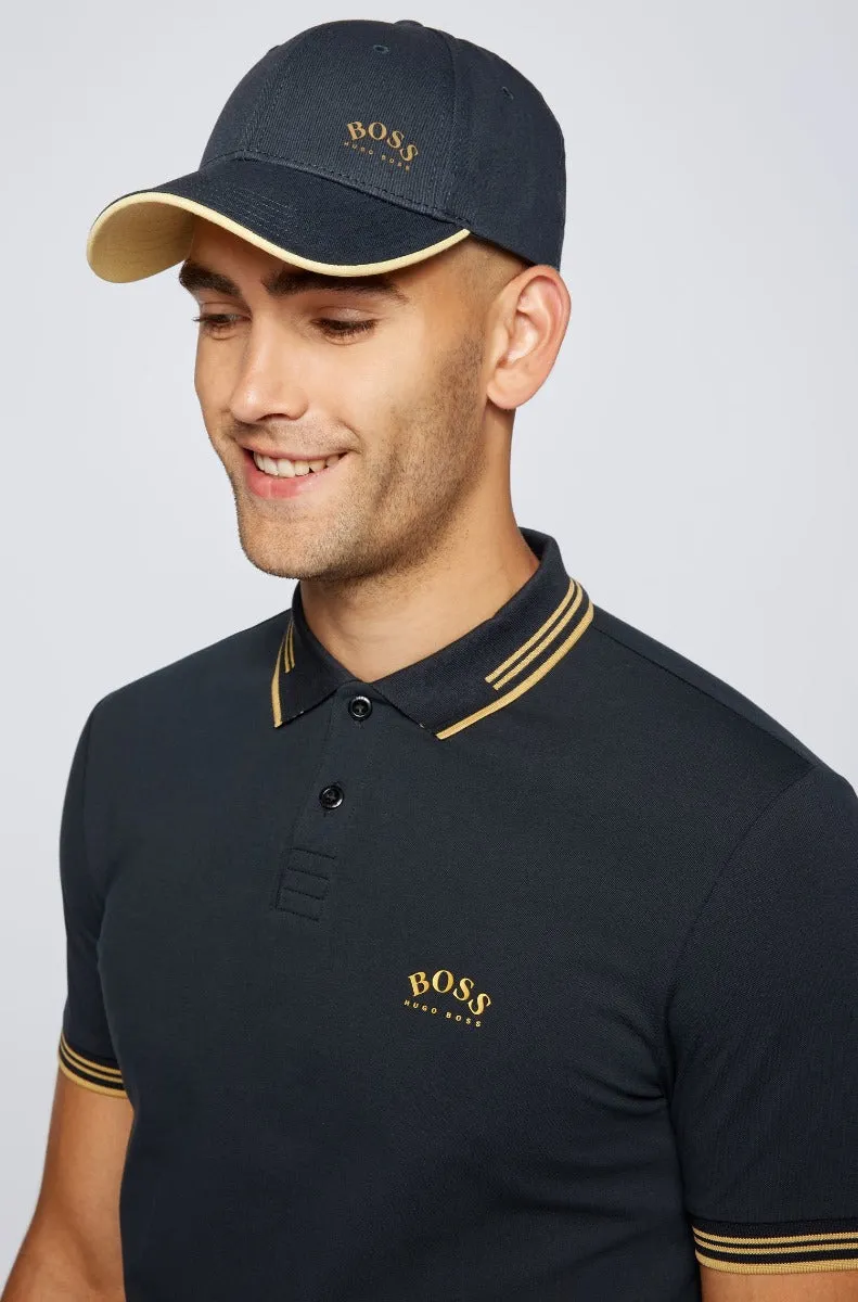 BOSS Cap-X Cap in Navy & Gold