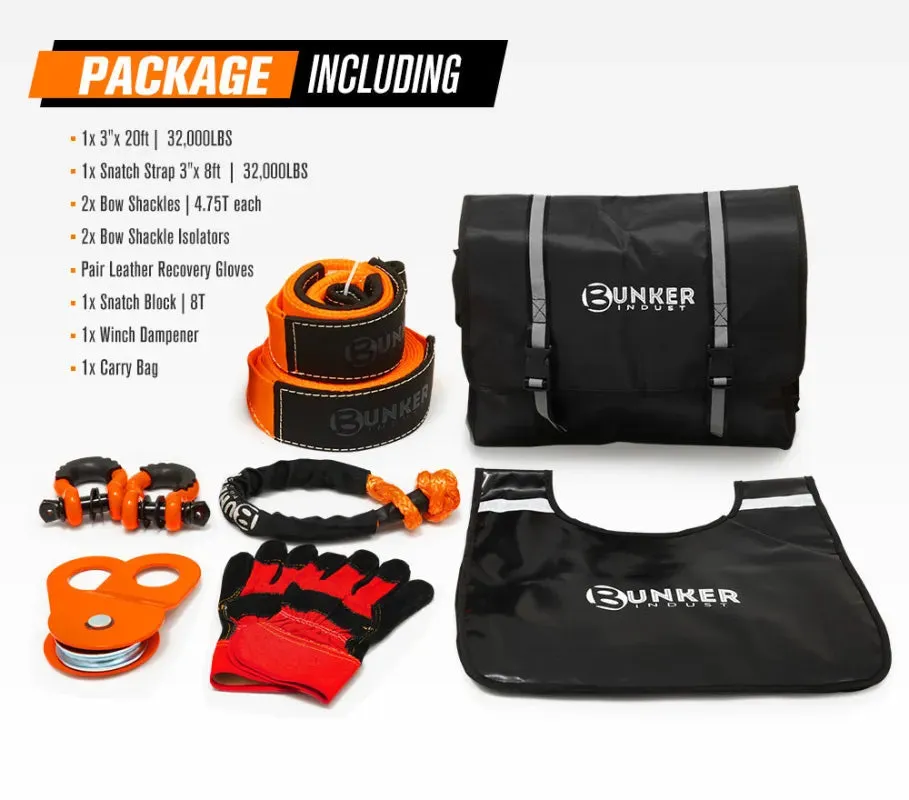 Bunker Indust 4WD Complete Recovery Kit | 10-Piece