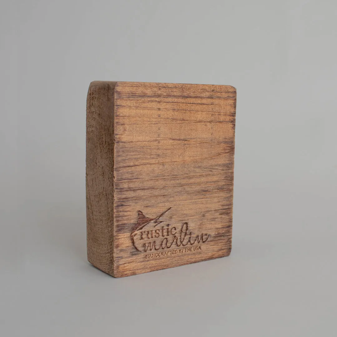 Coastal Heart Decorative Wooden Block