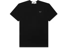 COMME DES GARÇONS PLAY BLACK EMBLEM T-SHIRT BLACK