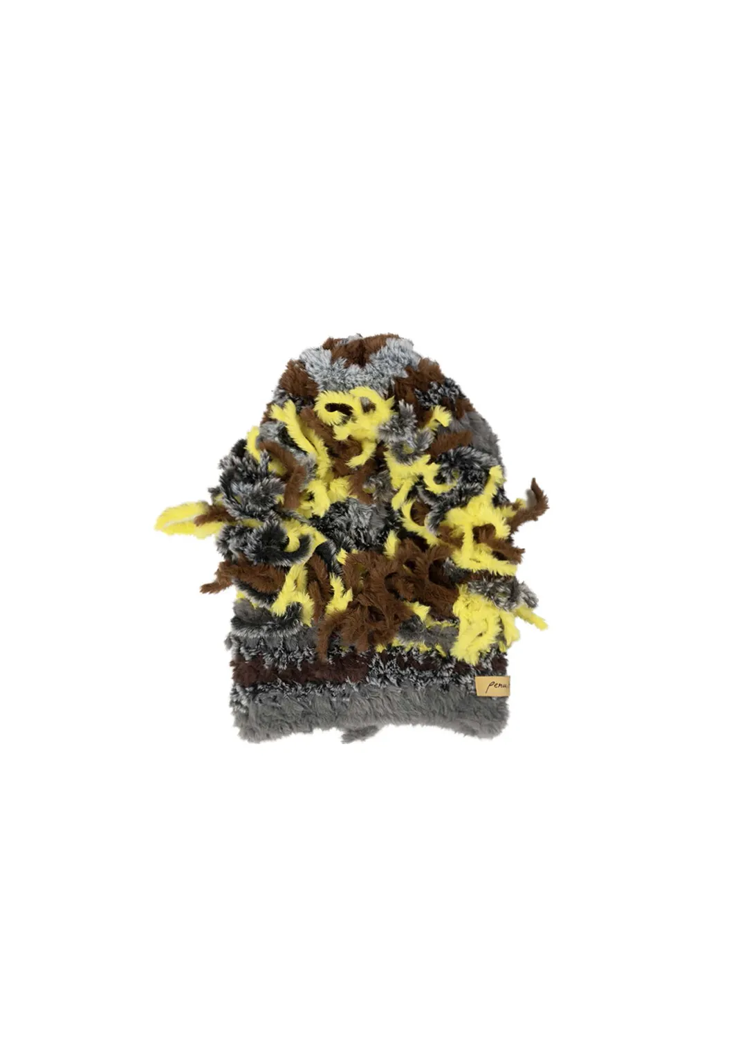 Feather Duster Hood - Yellow