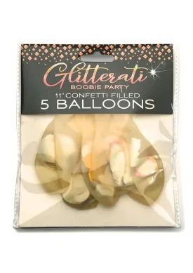 Glitterati Boobie Party Confetti Balloons