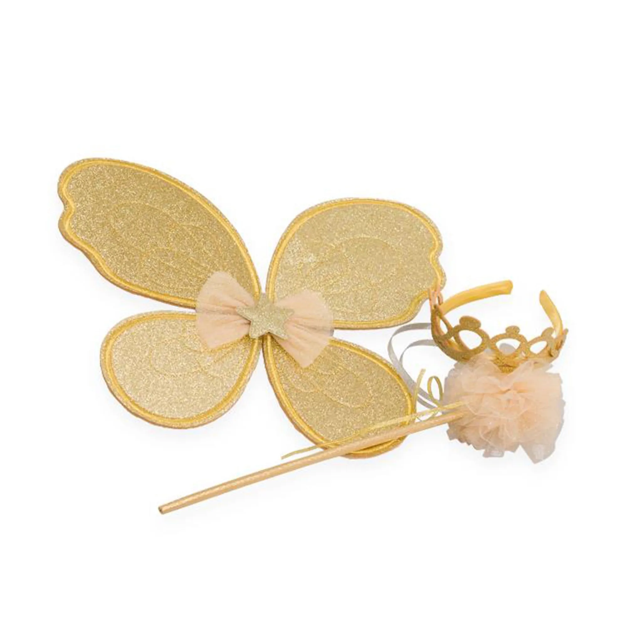 Gold Glitter Fairy Accessories