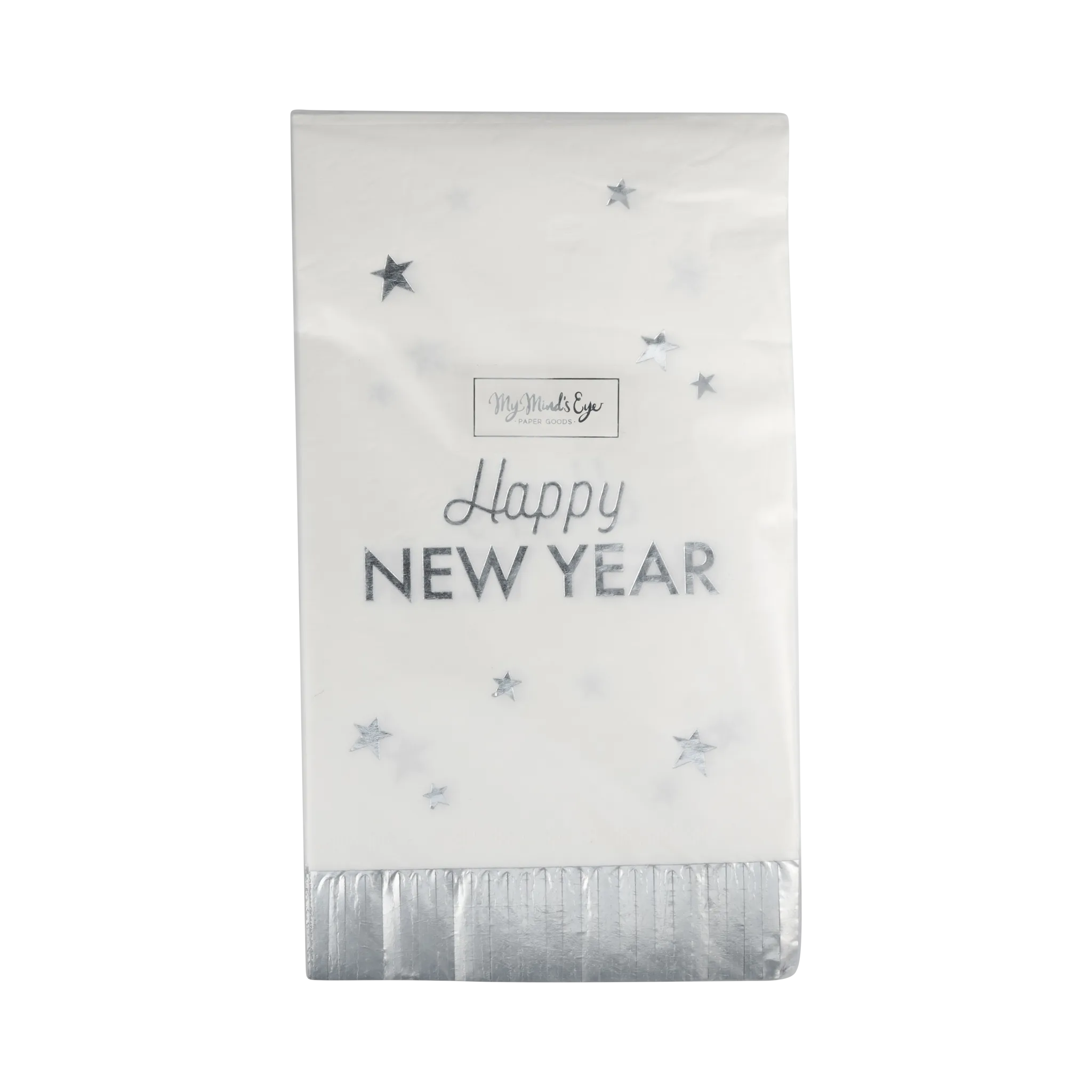 Happy New Year Fringed Dinner Napkin