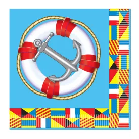 Nautical Luncheon Napkins 33cm 16pk