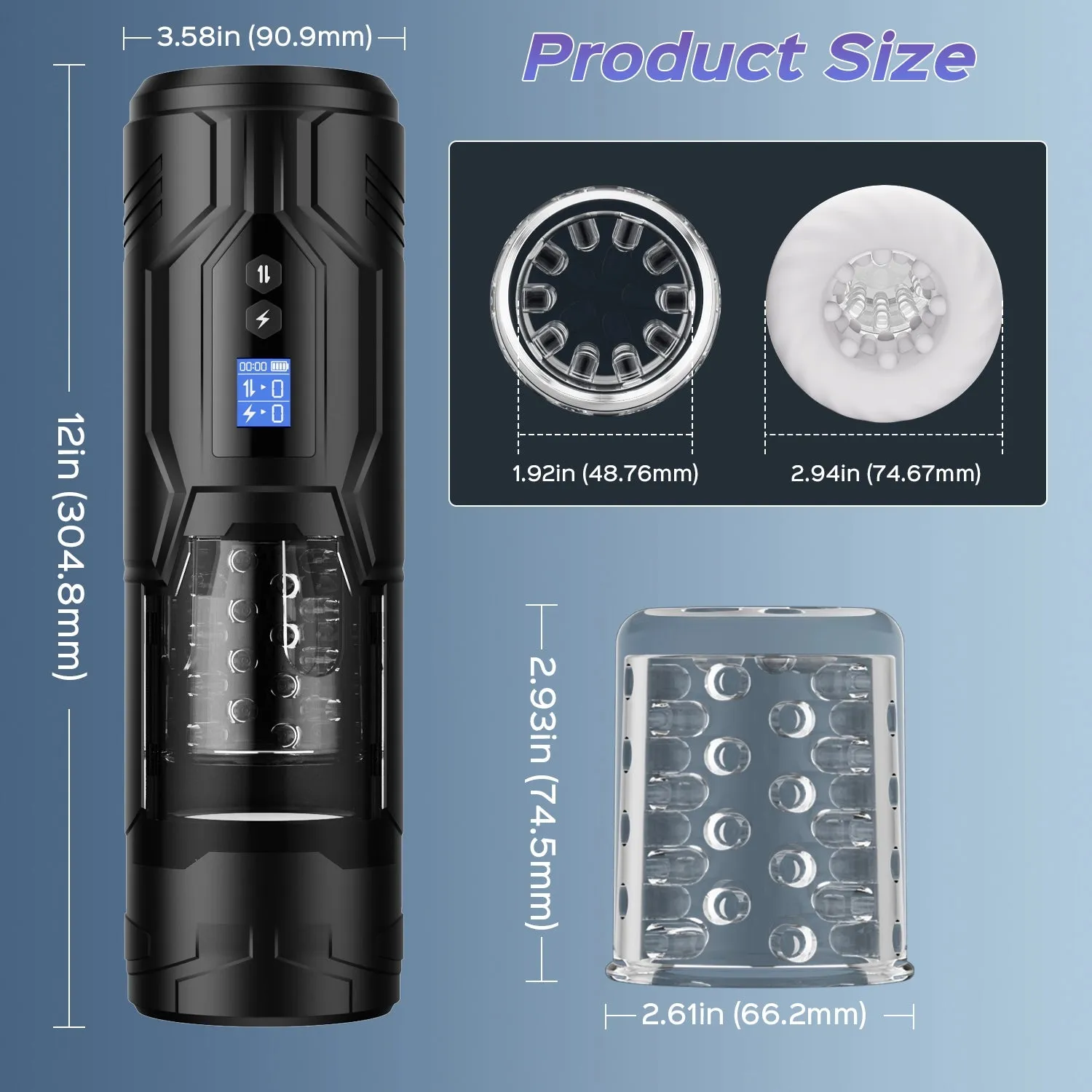 Onyx - Vibrating Thrusting & Rotating Stroker Automatic Male Masturbator