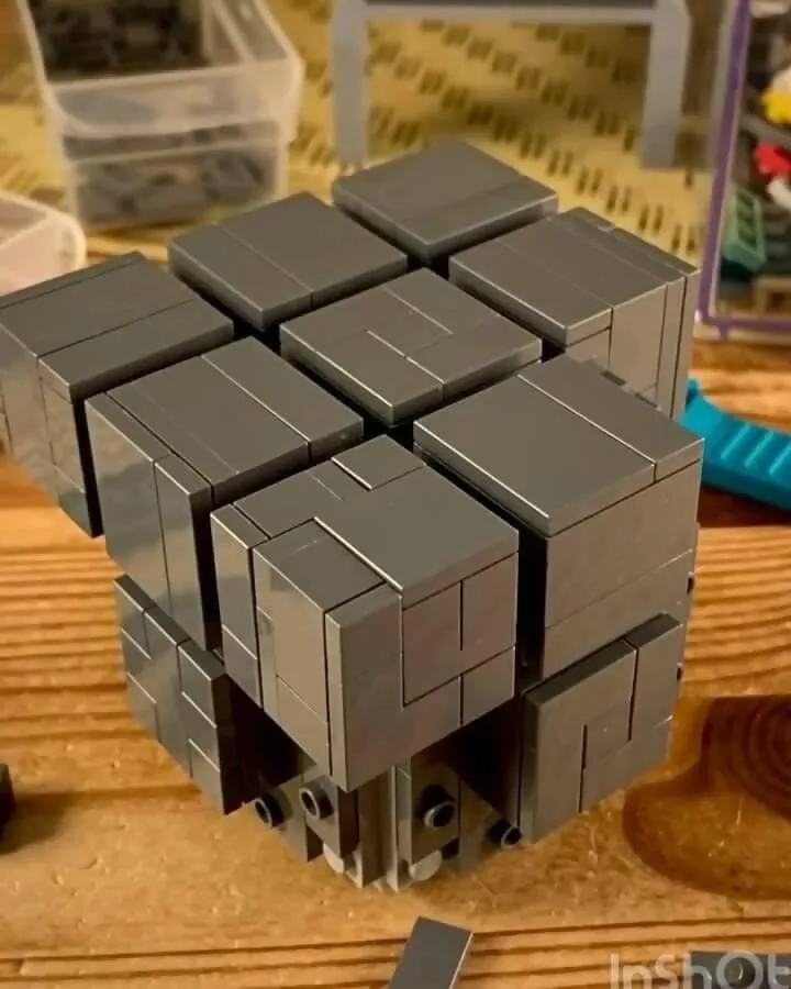 Patchwork/Melange Cube, by Zachary Steinman