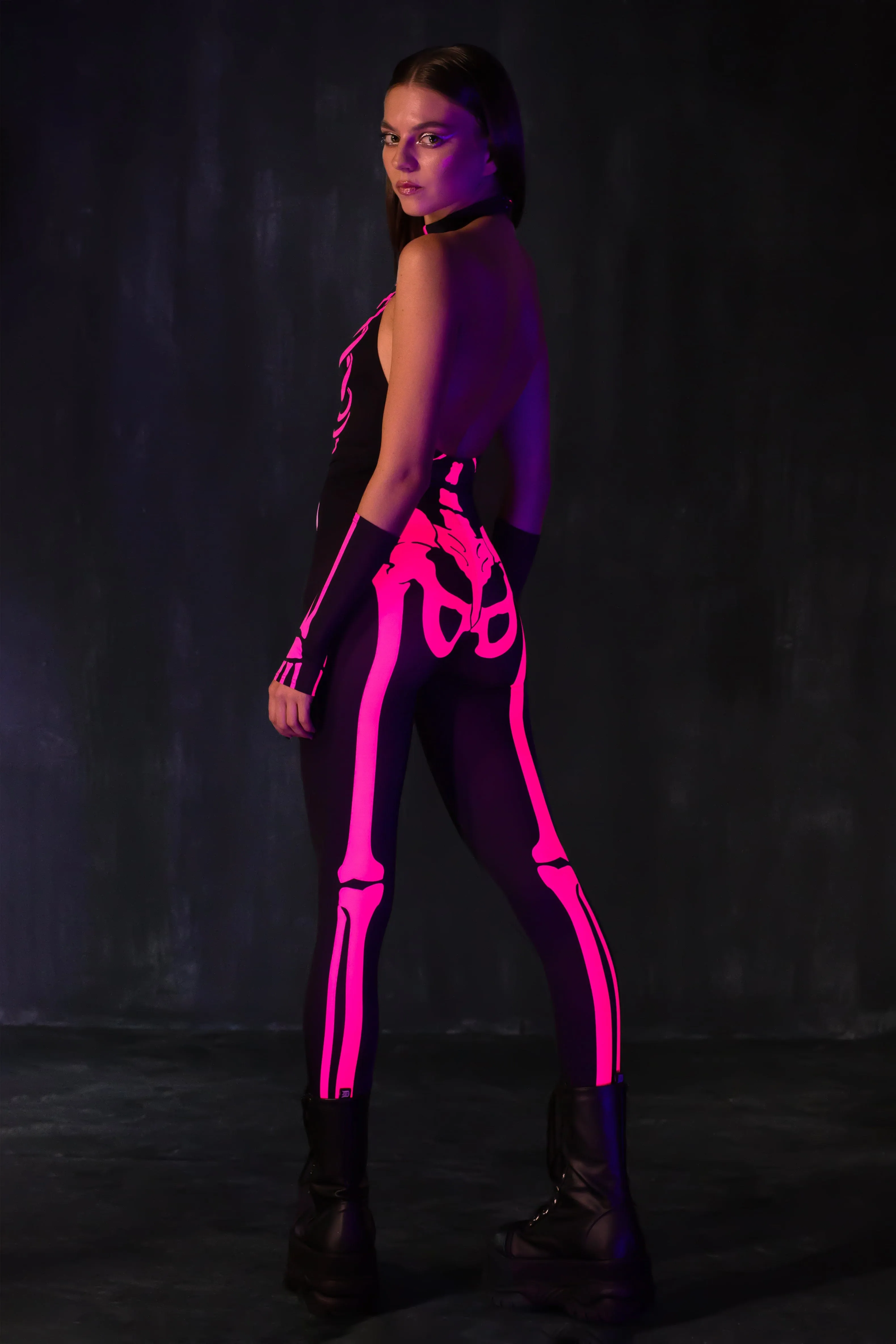 Raspberry Neon Catsuit