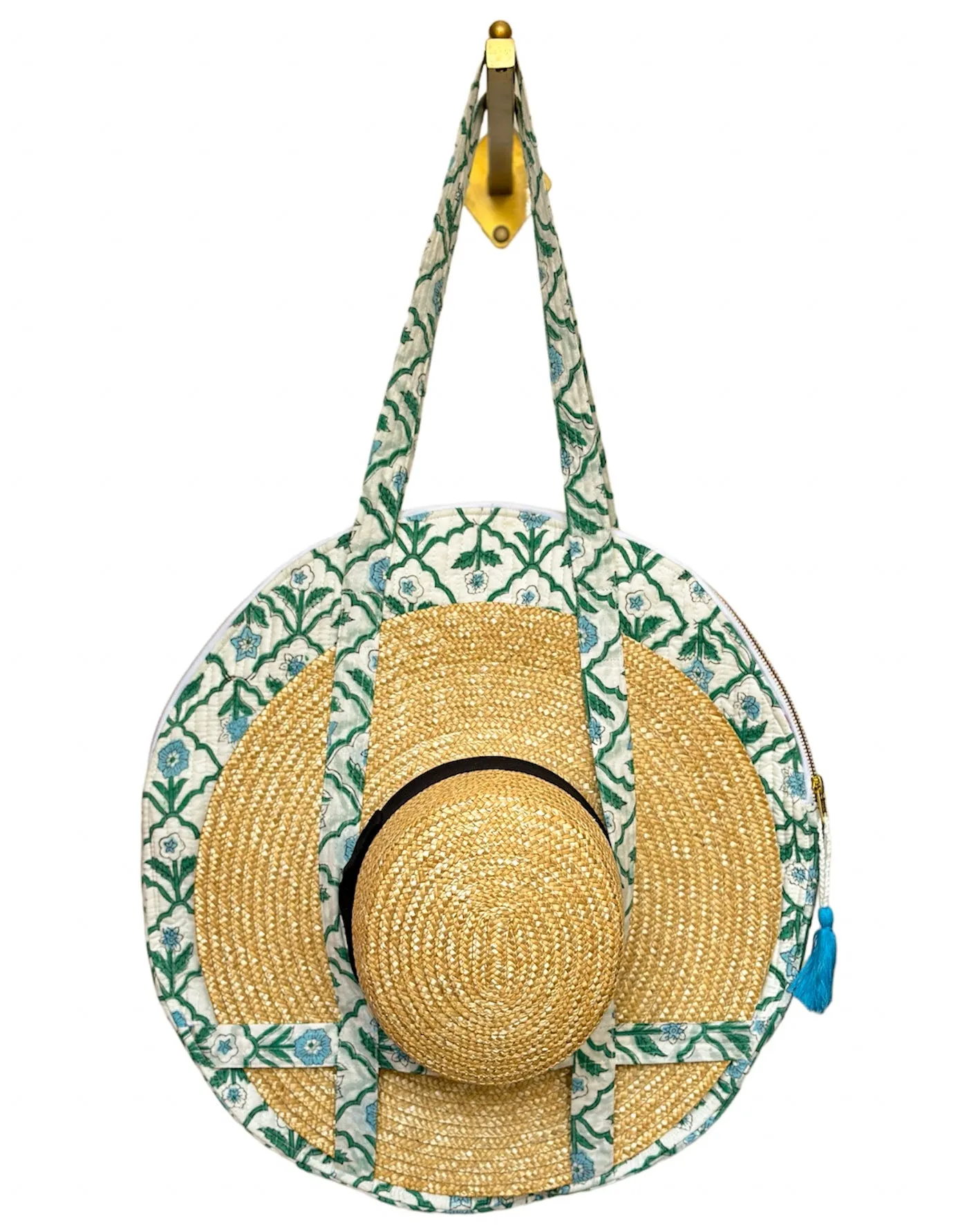 Round Market Hat Tote