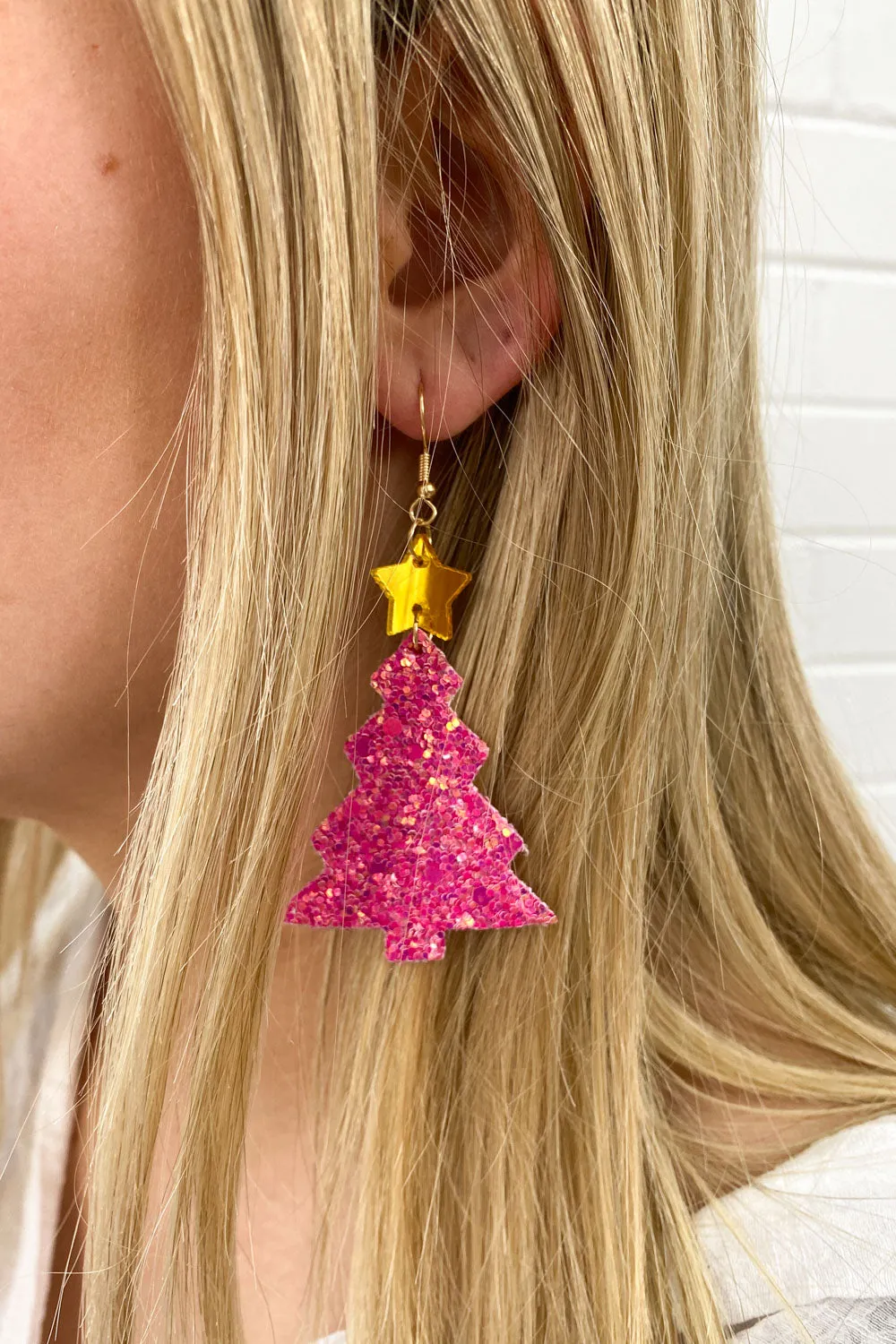 Sparkly Tree Earring