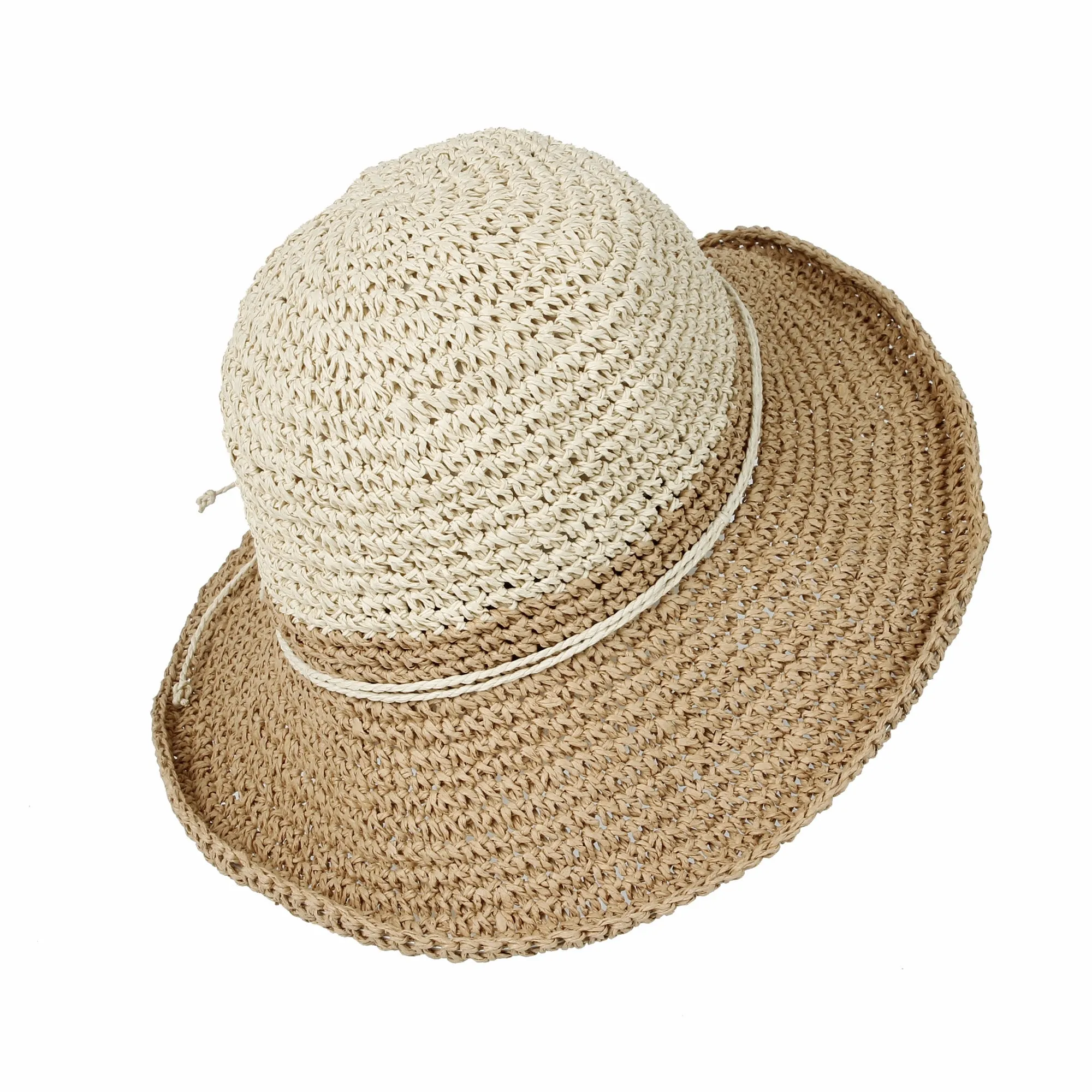 Women Floppy Flanging Straw Sun Hat Summer Beach Cap Wide Brim SLH1256