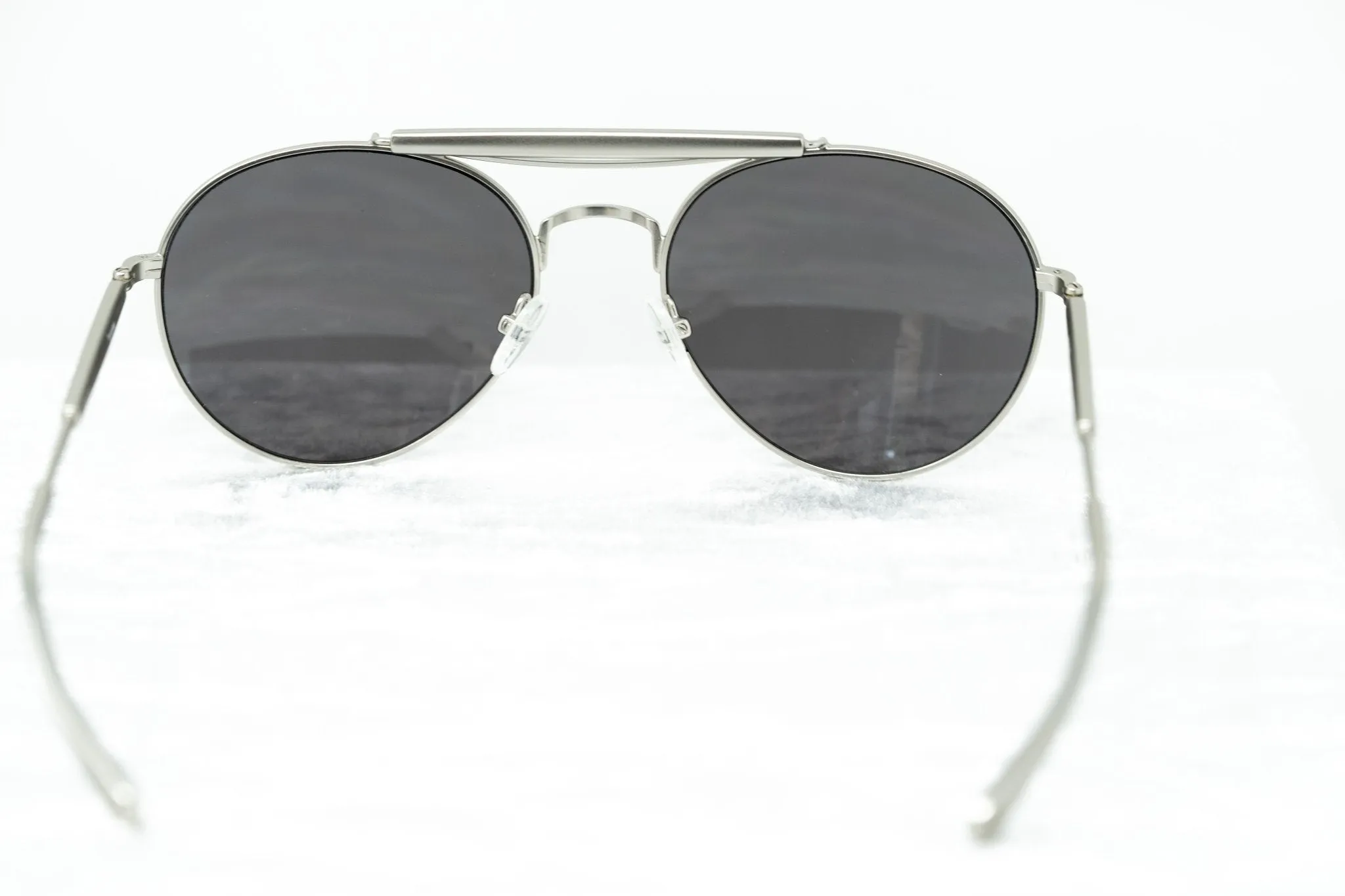 Yohji Yamamoto Sunglasses Round Silver and Grey YY12RIDERC1SUN