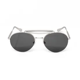 Yohji Yamamoto Sunglasses Round Silver and Grey YY12RIDERC1SUN