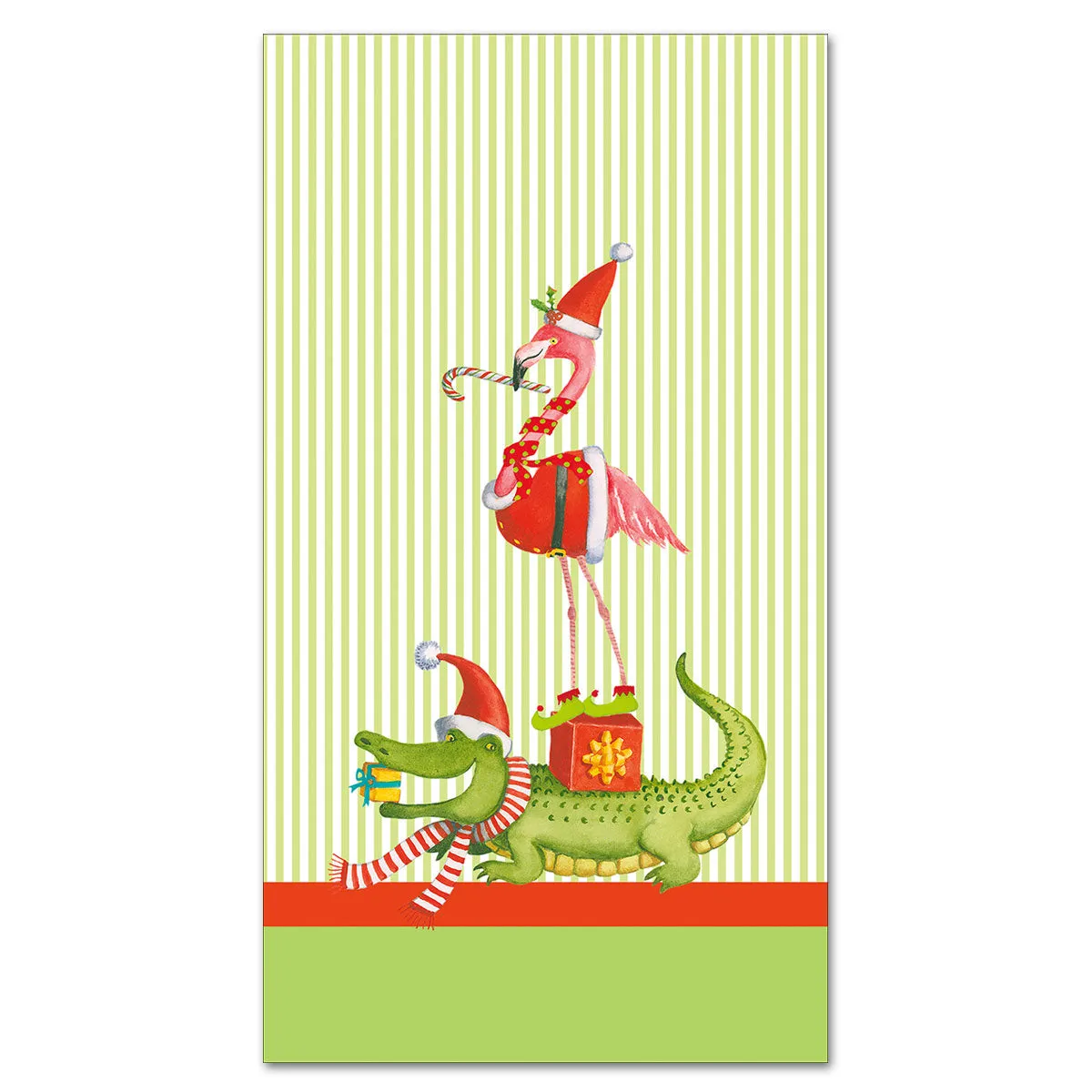 Zooey Christmas Paper Guest Towels - Buffet Napkins