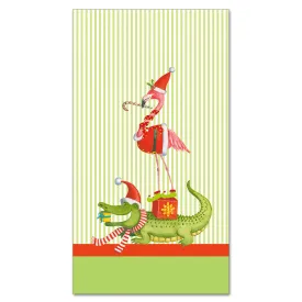 Zooey Christmas Paper Guest Towels - Buffet Napkins